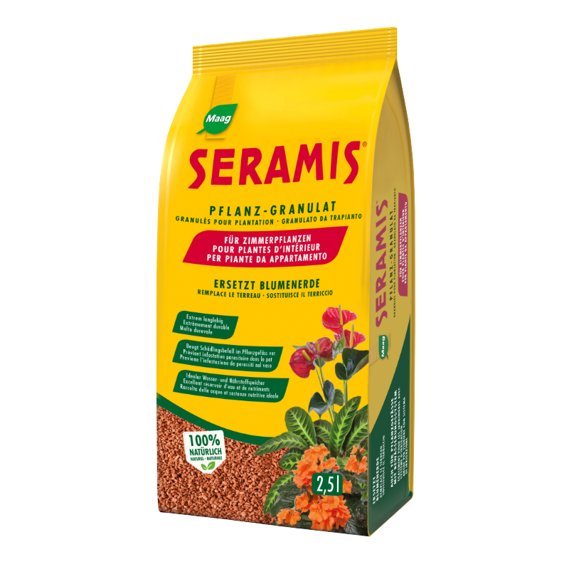 Blühpf Seramis Ton-Granulat als Pflanzenerden-Ersatz für Topfpflanzen Grün- 